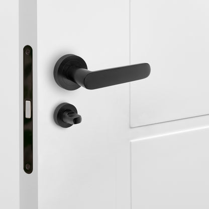 Set di Nottolino su rosetta rotonda per porta interna.