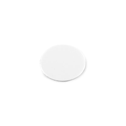 Emuca Lotto di 900 tappi coprivite, adesivi, diametro 20 mm, Tecnoplastica, Bianca
