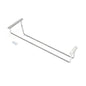 Emuca Portabicchieri per mobili Supra a 1 linea, lunghezza 340 mm, Acciaio, Cromato lucido