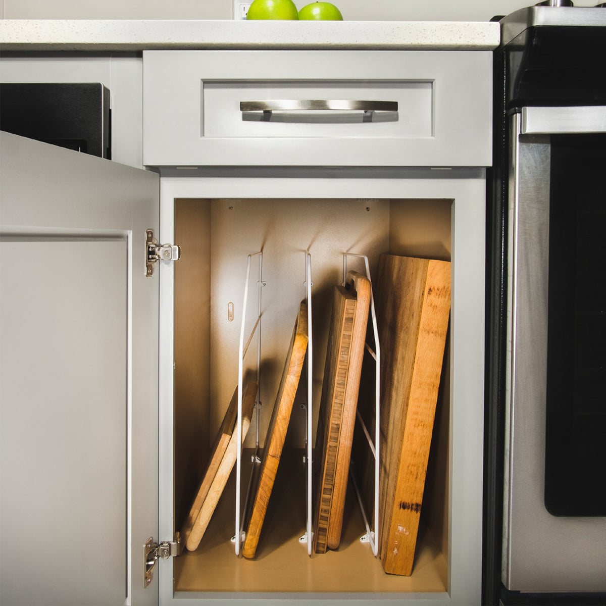 Kit di 4 separatori per armadi e pensili della cucina