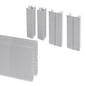 Kit battiscopa da cucina Plasline con accessori per unione