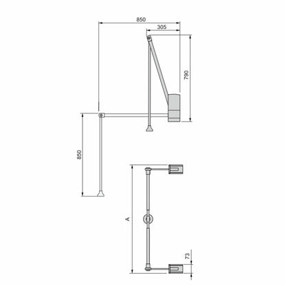 Appendiabiti per armadio Hang a parete