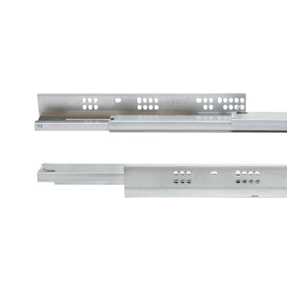 Guide a scomparsa Silver per cassetti ad estrazione totale con chiusura soft (250 - 550)
