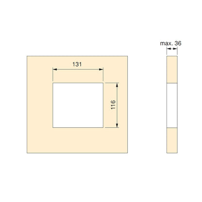 Emuca Multiconnettore da tavolo Atom 14, 130x115 mm, 1 presa Schuko, 2 USB tipo A, 1 HDMI, Acciaio e Tecnoplastica e Alluminio, Verniciato nero