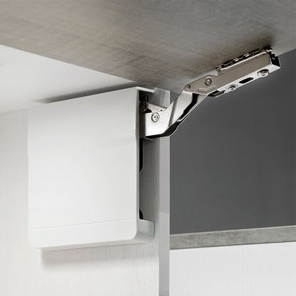 Emuca Set di braccetti per porte sollevabili Agile, 3200 - 9000, Acciaio e Tecnoplastica, Bianca