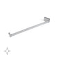 Emuca Barra Appendiabiti per armadi con luce LED Castor, batteria estraibile e sensore di movimento, L558 mm, Tecnoplastica e Alluminio, Grigio metallizzata