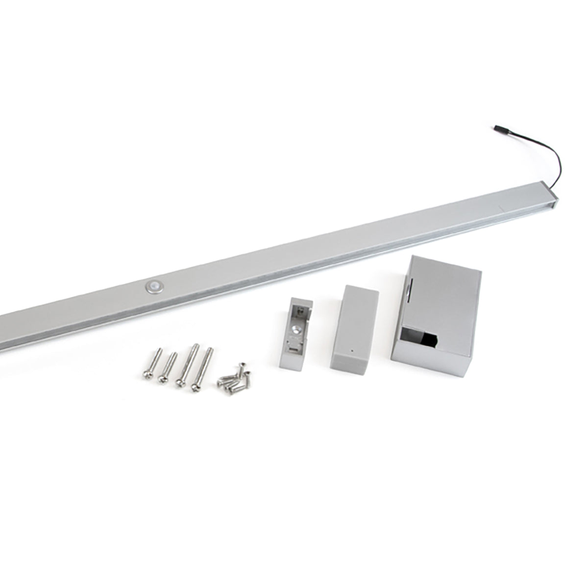 Barra appendiabili per armadi Castor con luce LED, batteria rimovibile e sensore di movimento