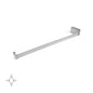 Emuca Barra Appendiabiti per armadi con luce LED Castor, batteria estraibile e sensore di movimento, L708 mm, Tecnoplastica e Alluminio, Grigio metallizzata