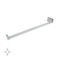 Emuca Barra Appendiabiti per armadi con luce LED Castor, batteria estraibile e sensore di movimento, L858 mm, Tecnoplastica e Alluminio, Grigio metallizzata