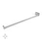 Emuca Barra Appendiabiti per armadi con luce LED Castor, batteria estraibile e sensore di movimento, L1.008mm, Tecnoplastica e Alluminio, Grigio metallizzata