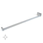 Emuca Barra Appendiabiti per armadi con luce LED Castor, batteria estraibile e sensore di movimento, L1.158mm, Tecnoplastica e Alluminio, Grigio metallizzata