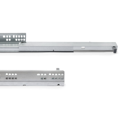 Guide a scomparsa Silver per cassetti ad estrazione totale con sistema push