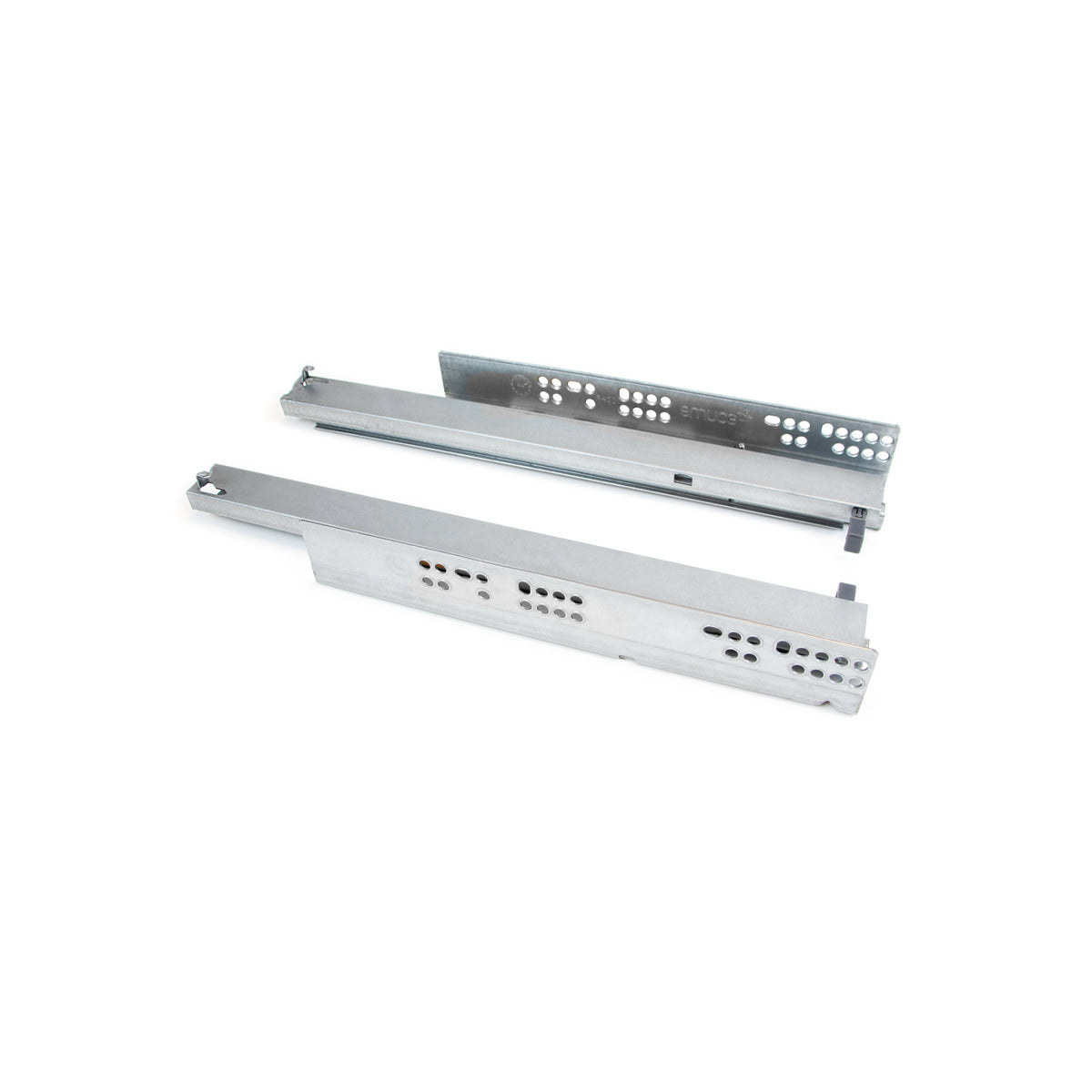 Guide a scomparsa Silver per cassetti ad estrazione totale con sistema push