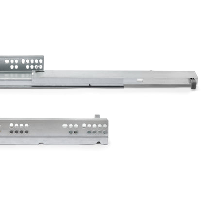 Guide a scomparsa Silver per cassetti ad estrazione totale con sistema push