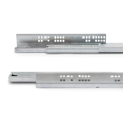 Guide a scomparsa Silver per cassetti ad estrazione totale con sistema push
