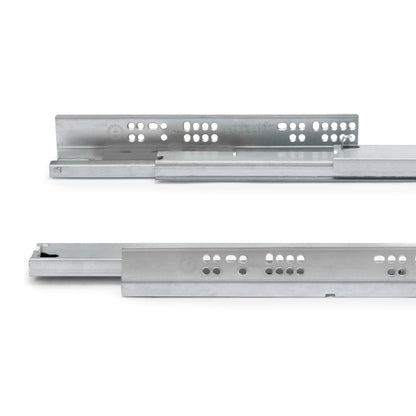 Guide a scomparsa Silver per cassetti ad estrazione totale con sistema push