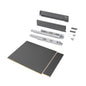 Kit cassetto per cucina o bagno Vertex di altezza 93mm con pannelli inclusi e regolazione 3D