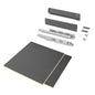 Kit cassetto per cucina o bagno Vertex di altezza 93mm con pannelli inclusi e regolazione 3D