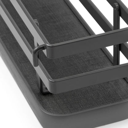 Emuca Kit di porta spezie Titane per mobile da cucina o pensile, Acciaio, Grigio antracite