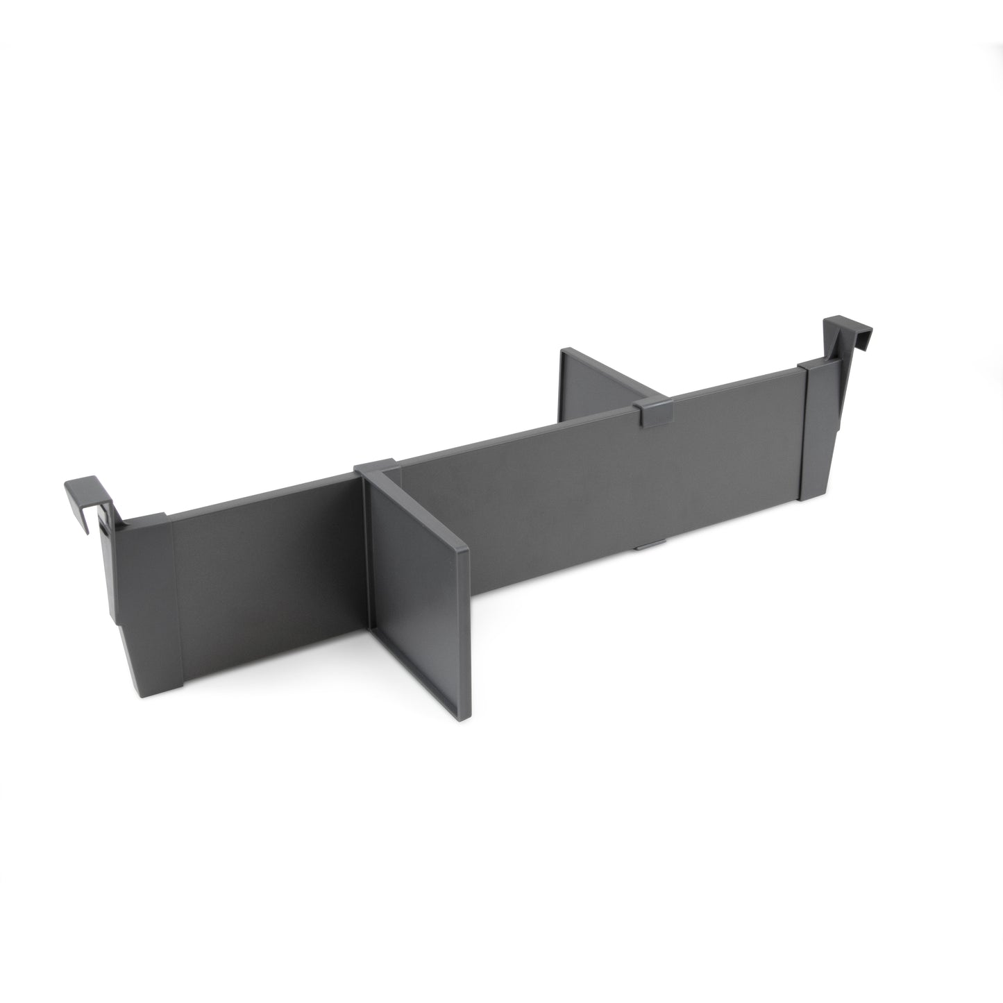 Emuca Kit di accessori divisori per interno cassetti Vertex-Concept, larghezza 600 mm, Alluminio e Tecnoplastica, Grigio antracite