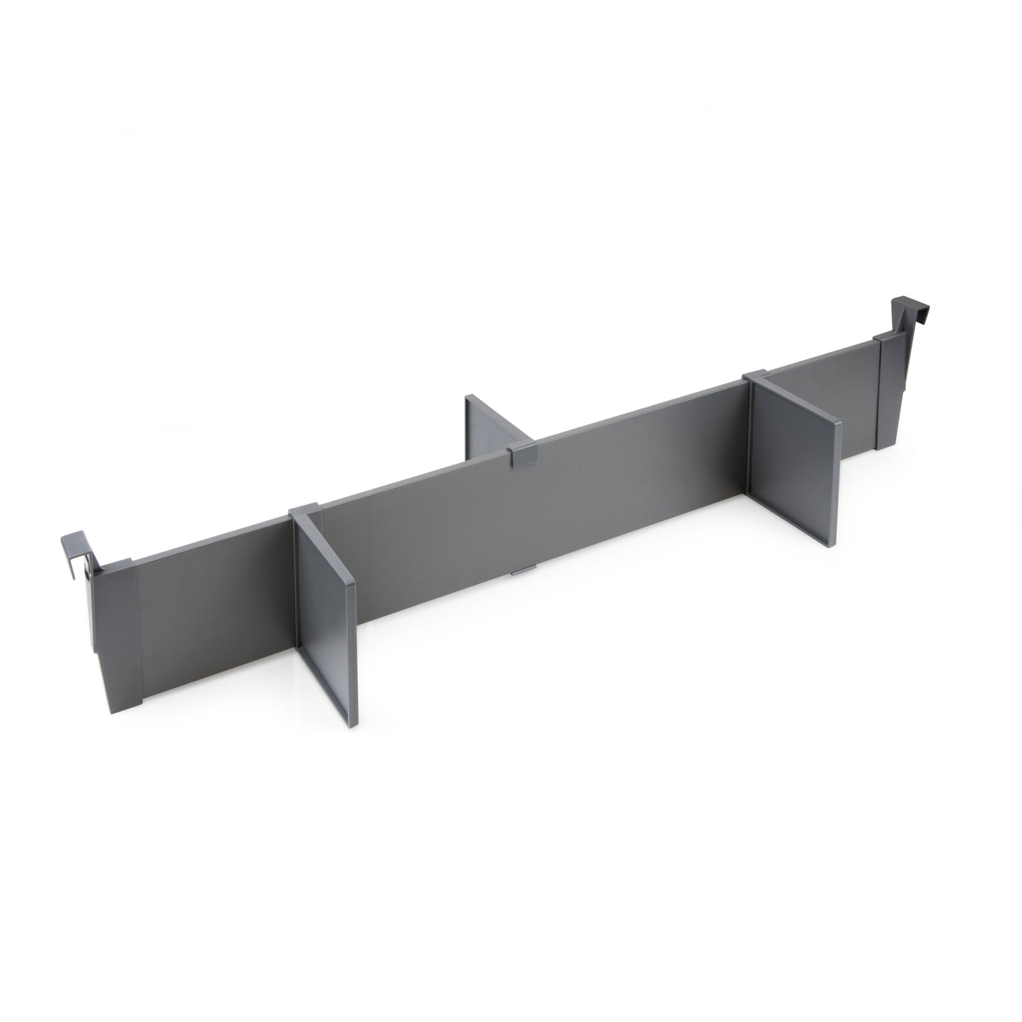 Emuca Kit di accessori divisori per interno cassetti Vertex-Concept, larghezza 900 mm, Alluminio e Tecnoplastica, Grigio antracite