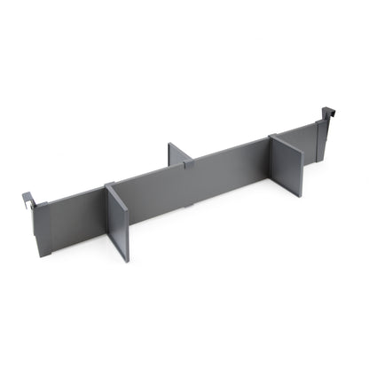 Emuca Kit di accessori divisori per interno cassetti Vertex-Concept, larghezza 900 mm, Alluminio e Tecnoplastica, Grigio antracite