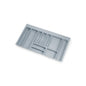 Emuca Portaposate universale per posate Optima, modulo 900 mm, Tecnoplastica, Grigia