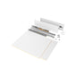 Emuca Kit di cassetti per cucina o bagno Vertex, altezza 93 mm, con pannelli inclusi, modulo 450 mm, Verniciato bianco