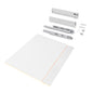 Kit cassetto per cucina o bagno Vertex di altezza 93mm con pannelli inclusi e regolazione 3D