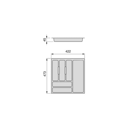Portaposate Optima Vertex/Concept/Convex  500mm (Spalle 16mm)