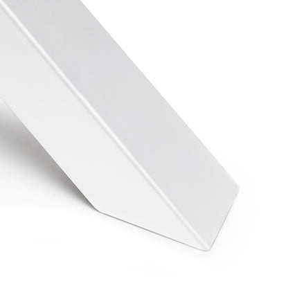 Emuca Set di gambe per tavolo Cross, larghezza 695mm, Acciaio, Verniciato bianco
