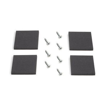 Emuca Set di gambe per tavolo Cross, larghezza 695mm, Acciaio, Verniciato bianco