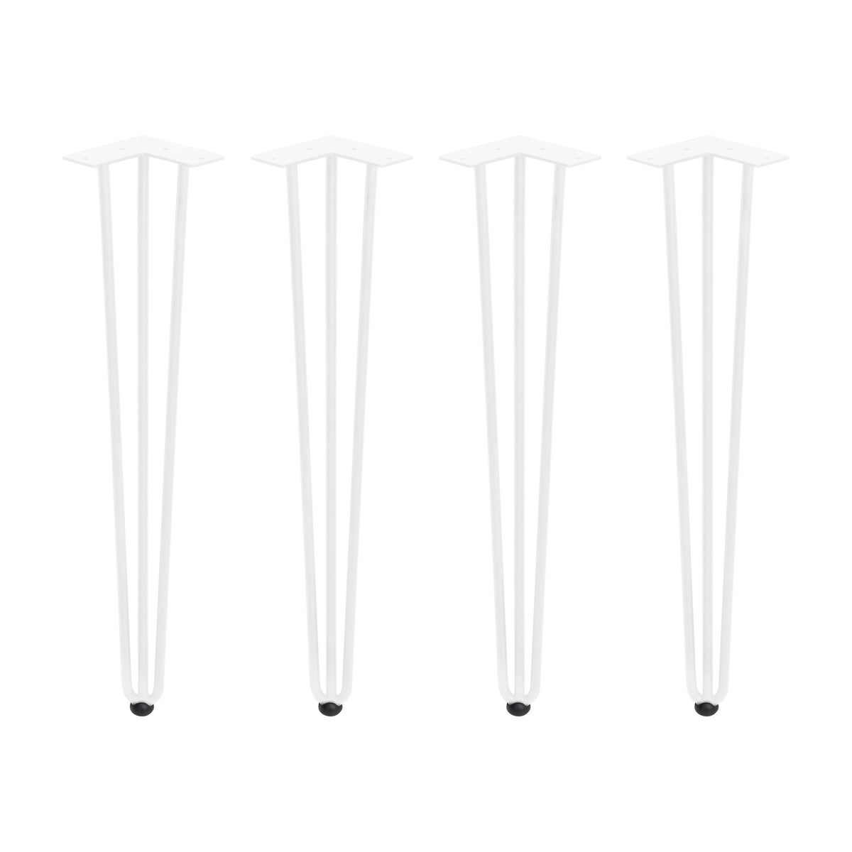 Gambe Hairpin di 3 bastoncini per tavolo