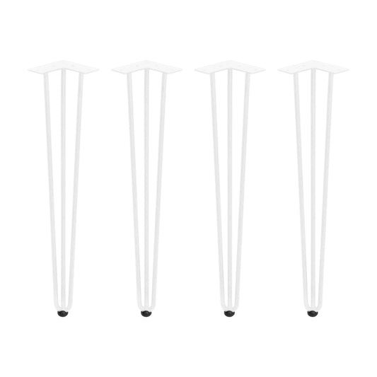 Gambe Hairpin di 3 bastoncini per tavolo