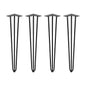Gambe Hairpin di 3 bastoncini per tavolo