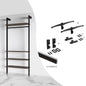 Kit Zero di supporti per mensole in legno e barra appendiabiti