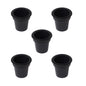 Emuca Accessorio porta oggetti Pot, Plastica nera, Tecnoplastica.