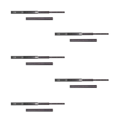 Guide a sfera per cassetti ad estrazione totale, altezza 45 mm