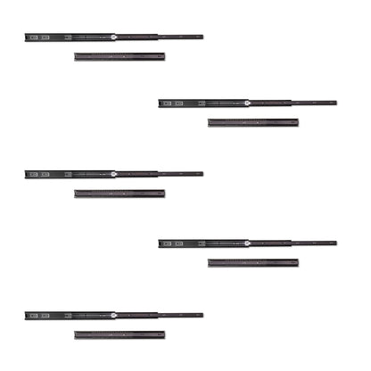 Guide a sfera per cassetti ad estrazione totale, altezza 45 mm