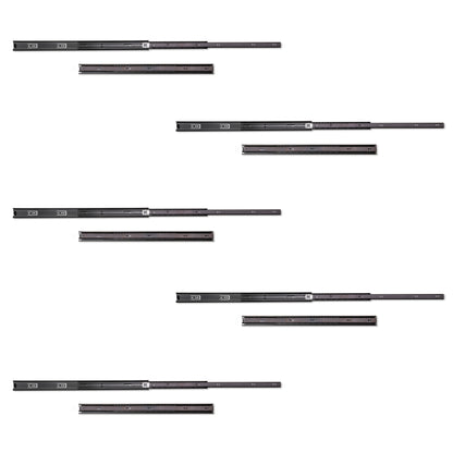 Guide a sfera per cassetti ad estrazione totale, altezza 45 mm