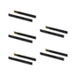 Emuca Lotto di 5 set guide per cassetti, a sfera, altezza 45 mm, profondità 350 mm, estrazione totale, chiusura soft, Nera