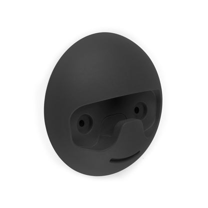 Emuca Appendiabiti da parete Napier, Verniciato nero, Tecnoplasticato