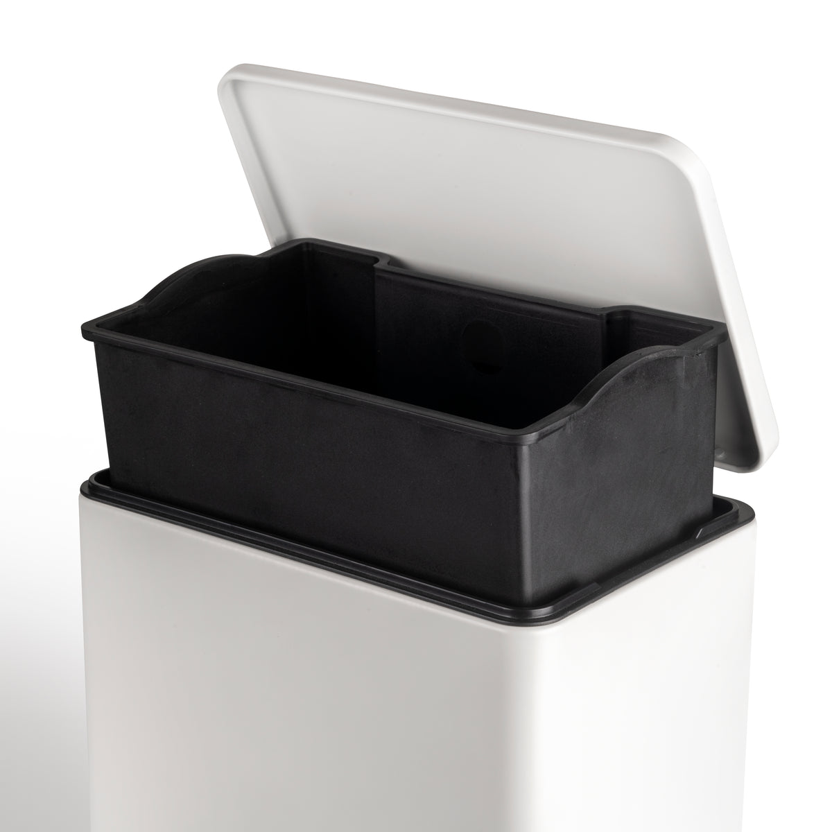 Pattumiera rettangolare esterna Recycle con apertura a pedale