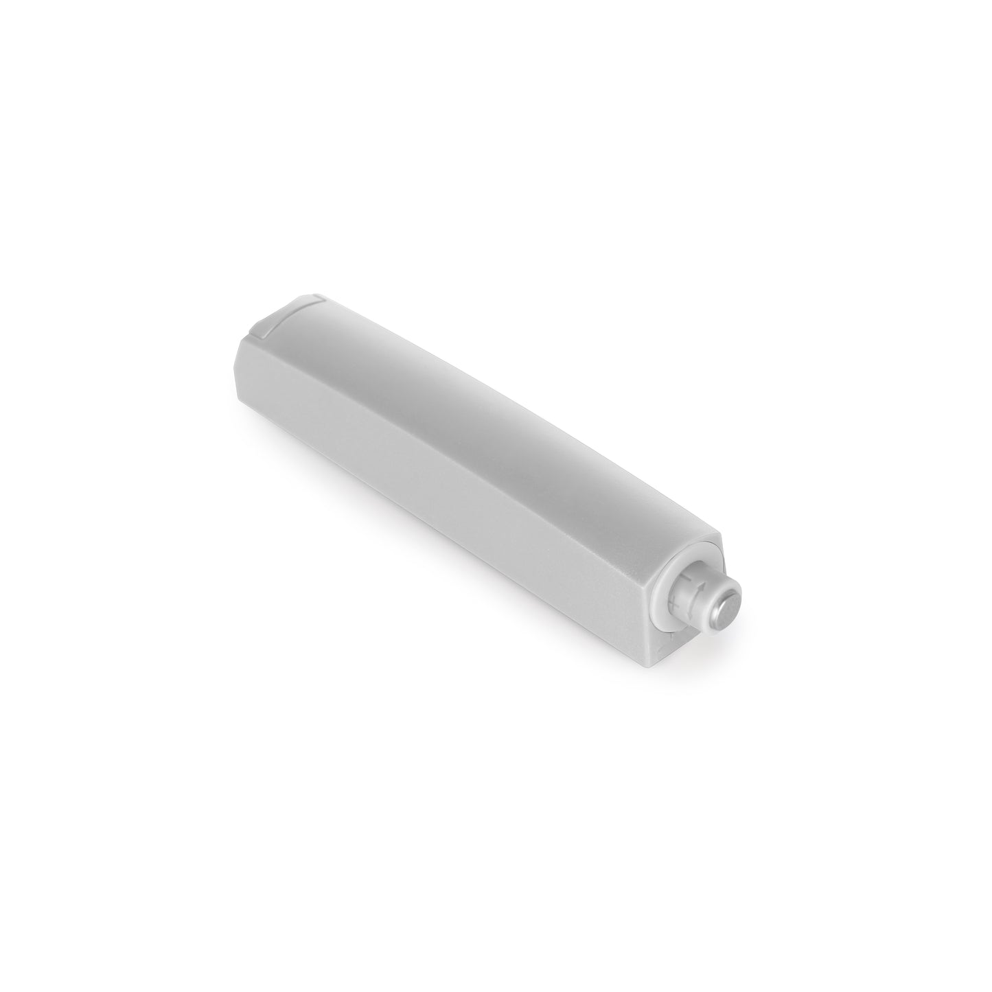 Emuca Lotto di 10 chiusure per porte da avvitare ai mobili con regolazione Push Lite, lunghezza 80 mm, Magnetica, Tecnoplastica, Grigia