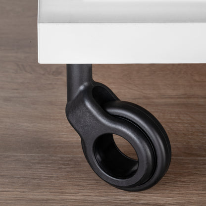 Emuca Lotto di 4 ruote Hole 2 con piastra di montaggio, diametro 60 mm, Acciaio e Tecnoplastica, Verniciato nero
