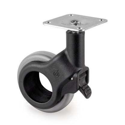 Ruota Hole 2 con piastra per montaggio