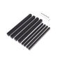 Emuca Gambe quadrate e struttura del tavolo, 50x50mm, 750x750mm, Acciaio, Verniciato nero