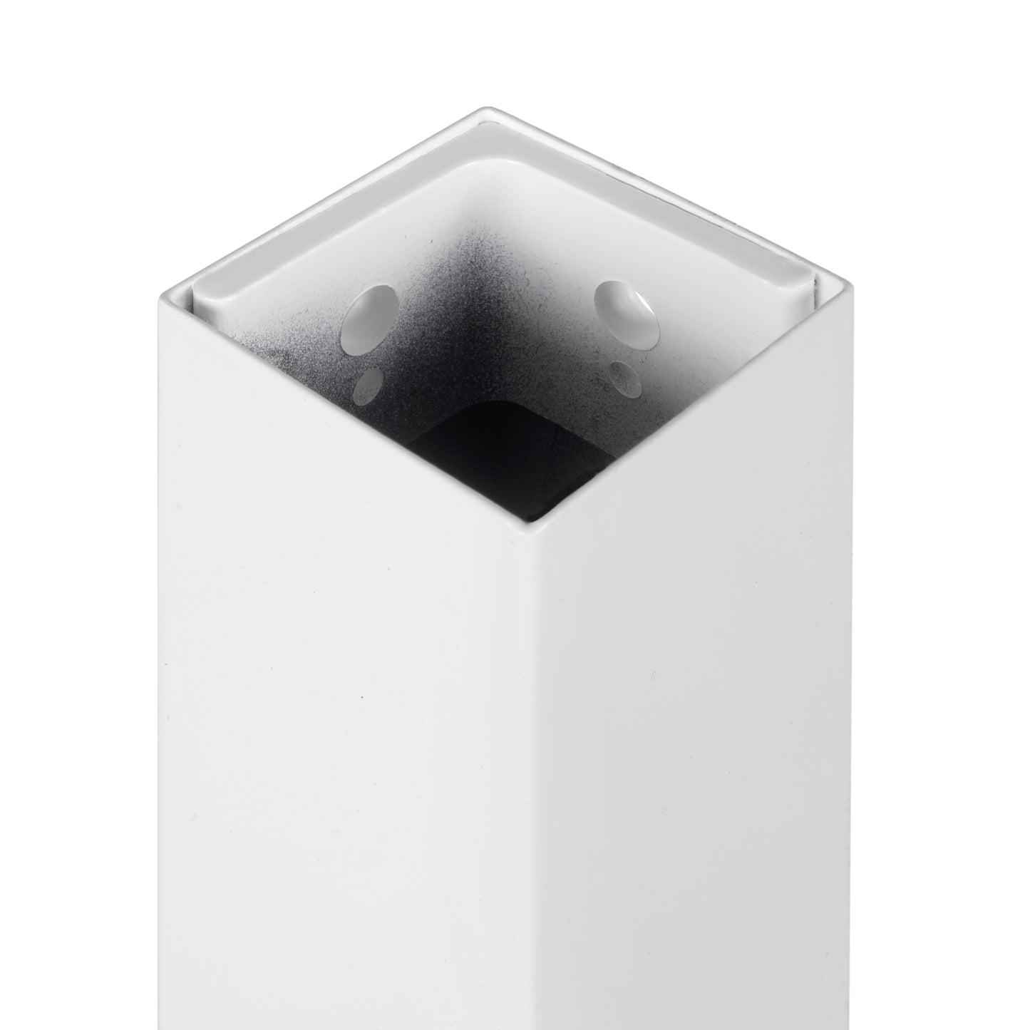 Emuca Gambe quadrate e struttura del tavolo, 50x50mm, 1150x750mm, Acciaio, Verniciato bianco