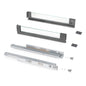 Cassetto esterno Vertex 40 kg altezza 93mm con sponde in vetro