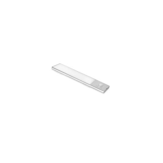 Emuca Lampada LED ricaricabile con USB Kaus con sensore di movimento, L240mm, Tecnoplastica e Alluminio, Anodizzato opaco